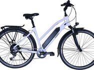 HAWK Bikes E-Bike Trekkingrad eTrekking Lady, 8 Gang microSHIFT Microshift Schaltwerk, Kettenschaltung, Heckmotor, 418 Wh, Pedelec, Elektrofahrrad für Damen