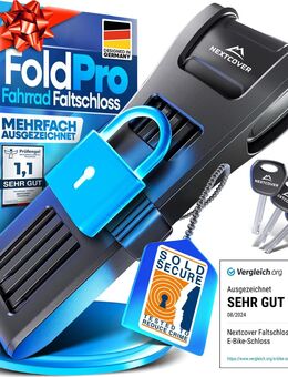 NEXTCOVER Faltschloss Fahrrad FoldPro Fahrradschloss Schloss - Birkenfeld (Baden-Württemberg)