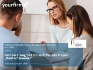 Fachberatung DaZ (m/w/d) für das Projekt „Deutschsommer“ - Frankfurt (Main)