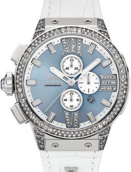 HAEMMER GERMANY Chronograph EMINENT JOSY, E-043, Quarzuhr, Armbanduhr, Damenuhr, analog, Tag, Stoppfunktion