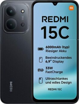 Xiaomi Redmi 15C 5G 4+128GB Smartphone (17,52 cm/6,9 Zoll, 128 GB Speicherplatz, 50 MP Kamera)