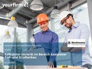 Kalkulator (m/w/d) im Bereich komplexer Tief- und Straßenbau - Hamm