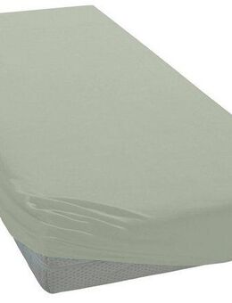 OTTO products Spannbettlaken Big Stripe in Gr. 90x200, 140x200 oder 180x200 cm, Jersey, Gummizug: rundum, (1 Stück), aus Bio-Baumwolle, für Matratzen bis 30 cm Höhe, Bettlaken