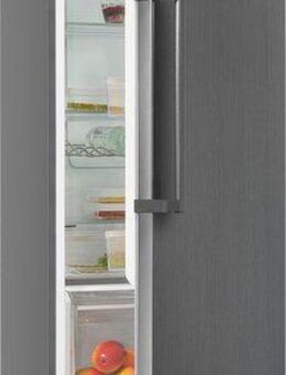 exquisit Vollraumkühlschrank KS360-V-HE-040D, 185 cm hoch, 60 cm breit, 359 Liter Nutzinhalt, NoFrost, Display