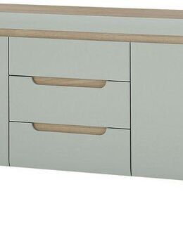 INOSIGN Sideboard Torge, Anrichte, Kommode, Schubladenschrank (1 St), abgeschrägte Füße, drei Farben, Scandi Design, 160 cm breit