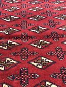 teppich handgeknüpfter Perserteppich Torkman wolle ✅109x100cm✅ in 20457