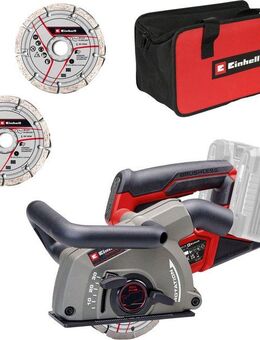 Einhell Mauernutfräse TP-MA 36/30 Li BL - Solo, mit 2 Diamant Trennscheiben und Tragetasche, ohne Akku und Ladegerät