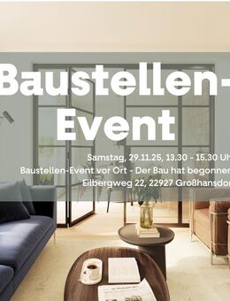 Idyllische Neubau-Gartenwohnung im "Gut-Leeven" - Großhansdorf