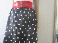 NEU * Ausgefallen * Punkte * Tupfen * Polka Dots * Gummizug * Reinschlupf * A-Linie * Midi- Rock "RESERVED" Gr. 36- 38/ S * schwarz * weiß * - Riedlingen