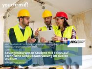 Bauingenieurwesen-Student mit Fokus auf Technische Gebäudeausrüstung im dualen Studium - Frankfurt (Main)