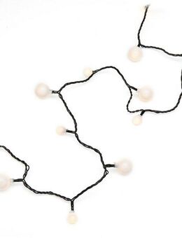 KONSTSMIDE LED-Lichterkette Weihnachtsdeko aussen, 80-flammig, LED Globelichterkette, kleine & große runde Dioden, 80 Dioden