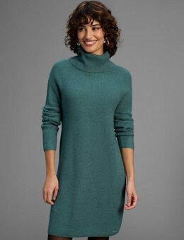 Laura Scott Strickkleid aus Grobstrick mit Rollkragen - NEUE KOLLEKTION