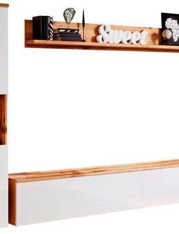 INOSIGN Wohnwand PARIS, Vitrine Türanschlag links/rechts wechselbar, (Komplett-Set, 3-St), grifflose Design, stehend und hängend montierbar