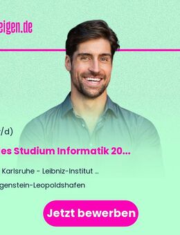 Duales Studium (B.Sc.) Informatik (w/m/x) 2026 - Eggenstein-Leopoldshafen