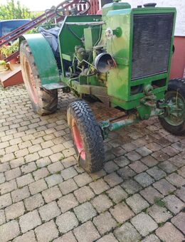 Eigenbau Traktor mit Hydraulik und Deutz Motor Scheunenfund Ersatzteilgewinnung - Sprötau