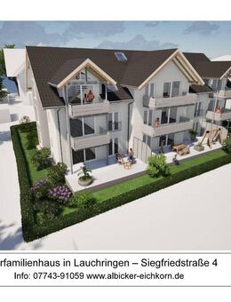 3 Zi. + Galerie DG mit Balkon ca. 112 m² - Wohnung 9 - Siegfriedstr. 4, 79787 Lauchringen - Neubau - Lauchringen