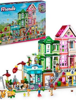 LEGO® Heartlake City Wohn- und Einkaufsstraße (42670), LEGO Friends Konstruktionsspielsteine, (2040 St), Made in Europe