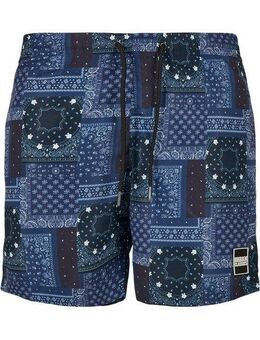 URBAN CLASSICS Badeshorts Urban Classics Herren Pattern Swim Shorts