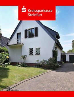 Interessantes Architektenhaus mit Charakter auf großem uneinsehbarem Grundstück - Steinfurt