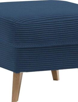 exxpo - sofa fashion Hocker Samso, kompakte und bequeme Sitzgelegenheit in aktuellem Cord Bezug