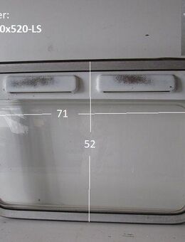 Wohnwagenfenster Resartglas ca 71 x 52 D666 mit Lüftungsschlitzen (zB Fendt / Tabbert) - Schotten Zentrum