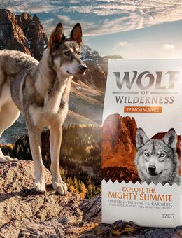 Wolf of Wilderness "Explore The Mighty Summit" Performance - getreidefrei - 400 g: neue Rezeptur