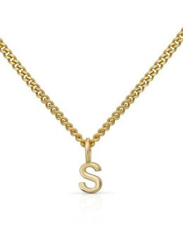 Orolino Kette mit Anhänger Gold 375 mit Anhänger 42/45cm lang Buchstabe S