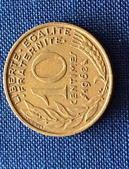 Münze Münzen Umlaufmünze Frankreich 10 Centimes 1968 - Alzey