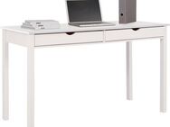 INOSIGN Schreibtisch Gava, aus massiven Kiefernholz, mit praktischen Griffmulden, Breite 140 cm