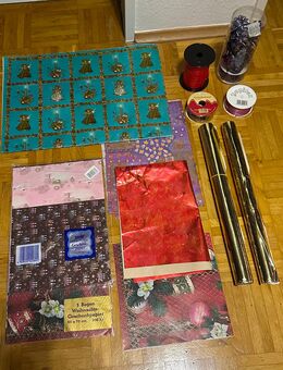 Geschenkpapier/Bänder, aus Wohnungsauflösung - Leverkusen