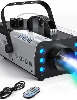 1200W Mini Nebelmaschine mit 6 RGB LED Steuerbaren Lichtern Rauch - Berlin Neukölln