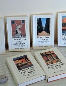 6 spannende Romane Donna Leon Verlag Diogenes - München