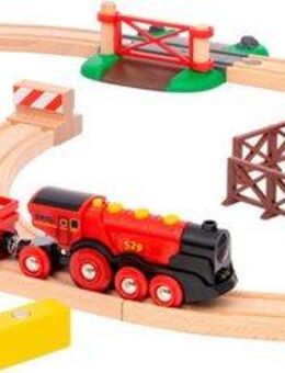 BRIO® Spielzeug-Eisenbahn BRIO® WORLD, Rote Lola Bauernhof Zugset, (Set, 24-tlg), FSC® - schützt Wald
