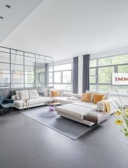 IMMOBERLIN.DE - Sensationelles CarLoft! Exquisite Wohnung mit Designambiente, Loggia, Kamin, Pkw-Stellplatz + Concierge - Berlin