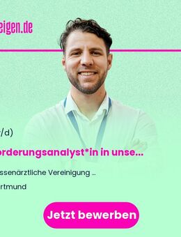 Anforderungsanalyst*in in unserem Geschäftsbereich IT & Digital Health - Dortmund