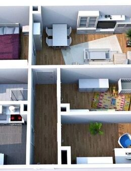 sonnige 4-Raum-Wohnung - Optional mit Garage - Leisnig