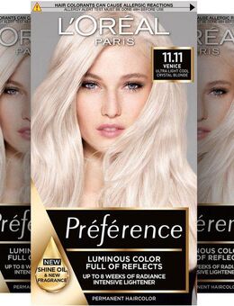 L'ORÉAL PARIS Coloration Préférence Le Blonding, Packung, 3-tlg., mit pflegender Formel