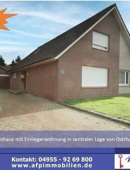 Einfamilienhaus mit Einliegerwohnung in zentraler Lage von Ostrhauderfehn - Ostrhauderfehn