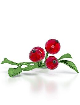 Swarovski Dekofigur Kristallfigur Sammelfigur Idyllia Rote Beeren, (1 St)
