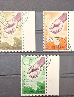 Burundi 1963 Freedom from Hunger Satz komplett gestempelt gezähnt - Görlitz