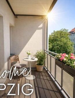++ helle 2,5-Raum-Altbauwohnung - großer Balkon, ruhige Hoflage & Homeoffice - in Leipzig-Gohlis ++ - Leipzig