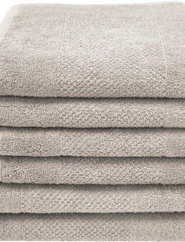 Dyckhoff Handtuch Set Popcorn Streifen, Walkfrottier (Set, 6-St), 2 Badetücher (70x140 cm), 4 Handtücher (50x100 cm)