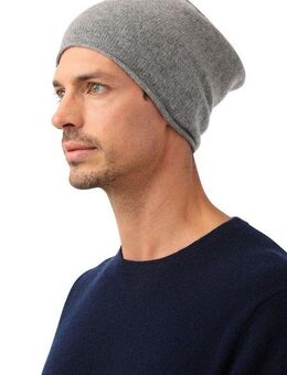 Zwillingsherz Beanie mit kleinem Rollrand, One size