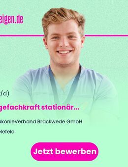 Pflegefachkraft (m/w/d) stationär (TZ/VZ) - Bielefeld