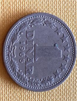 Münze Münzen Umlaufmünze Jugoslawien 1 Dinar 1965 - Alzey