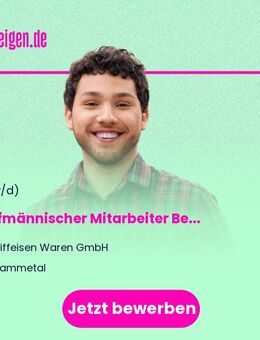 Kaufmännischer Mitarbeiter (m/w/d) Bereich Pflanzenschutz - Weimar