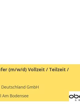 Fachverkäufer (m/w/d) Vollzeit / Teilzeit / Minijob - Radolfzell (Bodensee)