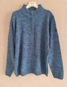 Atlas For Men Herren Übergröße Strickpullover Gr. 4XL Blau Buntfarbe - Geseke