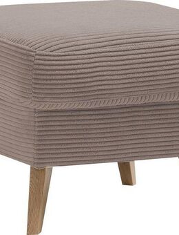 exxpo - sofa fashion Hocker Samso, kompakte und bequeme Sitzgelegenheit in aktuellem Cord Bezug
