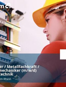 Mechaniker / Metallfachkraft / Industriemechaniker (m/w/d) Feinblechtechnik - Eschbach (Baden-Württemberg)